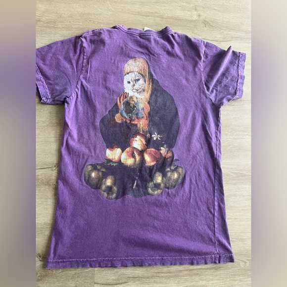 Ripndip World on Fire Tee Purple Cat SZ S - Picture 7 of 9